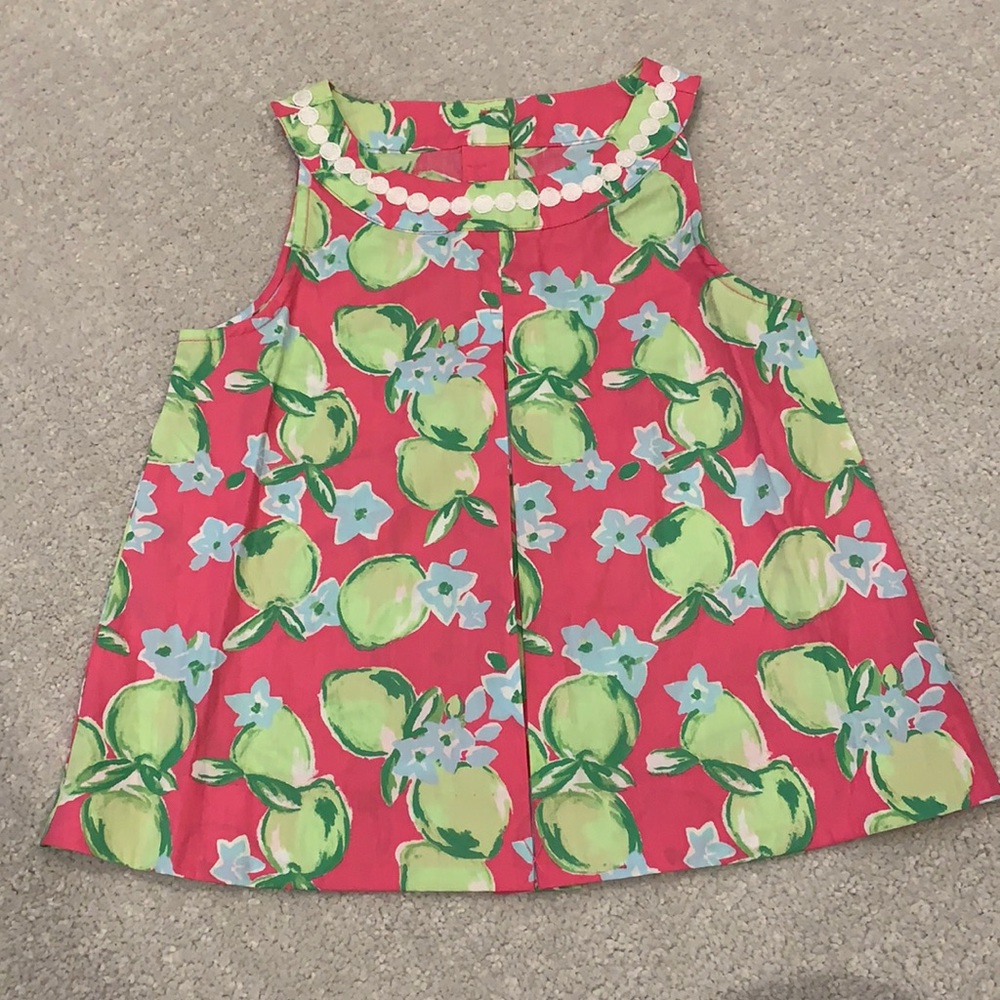 NWOT Janie and Jack Lime Top